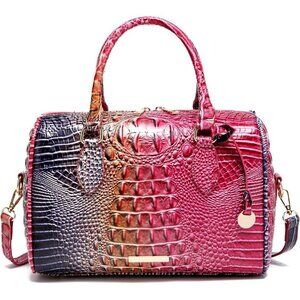 🆕Top-Handle Crocodile Purses Crossbody Leather Large Capacity Shoulder Strap
